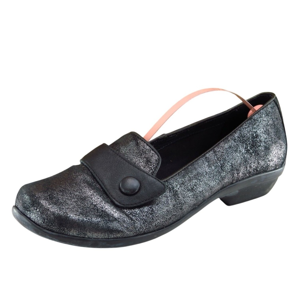 Dansko Size 39 M Black Loafer Shoes Leather Women